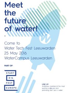 Voorkant flyer Water Tech Fest