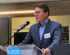  Dutch special envoy for startups, Prince Constantijn, called upon the innovative powers of the water industry to tackle the massive global water issues.